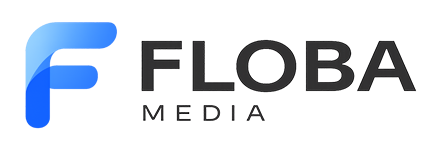 Wordmark Farbe FloBa Media - Wordmark Farbe